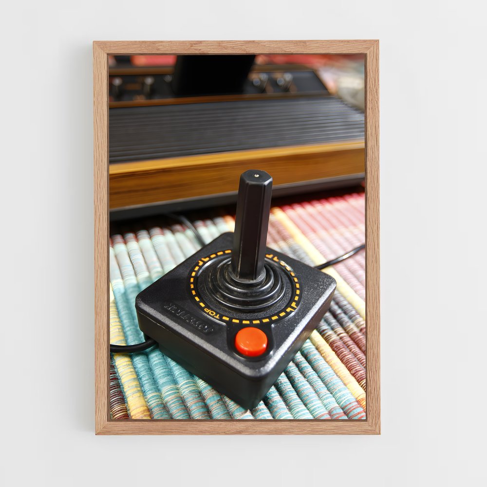 Poster Joystick Nostalgique – affiche Consoles (vue 4)